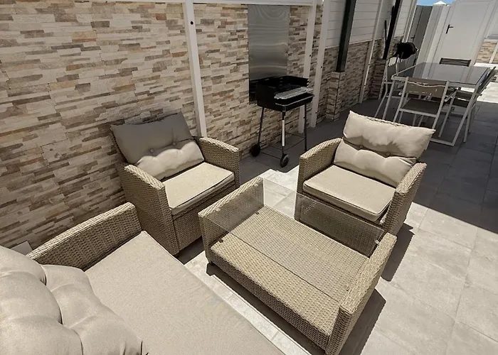 Pambnb - House Next To The Beach, Terrace, Fiber Wi-fi, Bbq Nyaraló Abades